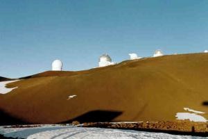 Some of the observatories at Mauna Kea