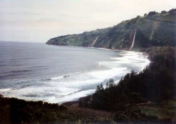 Waipio Valley seen from the opposite side to the Lookout